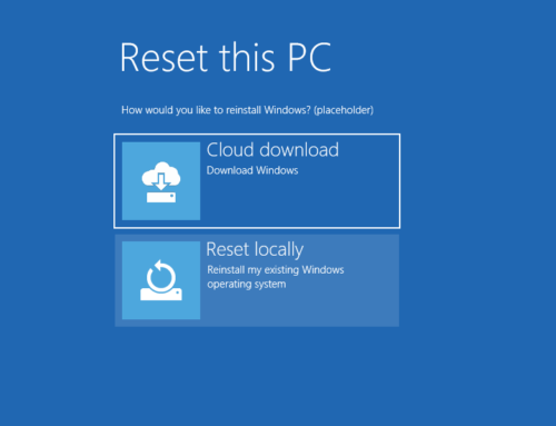 Microsoft to add Mac like “cloud download” to the Windows 10 installation